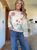 Botanic Garden Floral Sweatshirt