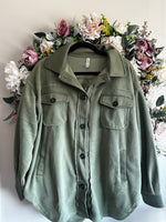 Feeling Fall Oversized Fleece Shacket