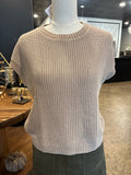 P-Acid Wash Tab Sleeve Top