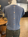 P-Acid Wash Tab Sleeve Top