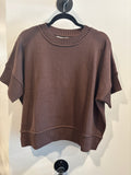 P-Knit Half Sleeve Top