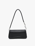 Detailed Edge Shoulder Bag Black