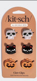 Halloween Claw Clips 6pc set