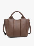 Maddox Paneled Satchel