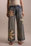 Free Spirit Floral Patchwork Jeans