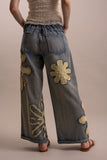 Free Spirit Floral Patchwork Jeans