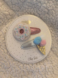 Mudpie Glitter Hair Clips