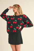1.15-2 Cherry Knit Sweater