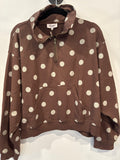P-Mineral Wash Luxe Polka Dot Zip