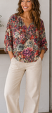 P-Floral Print Blouse