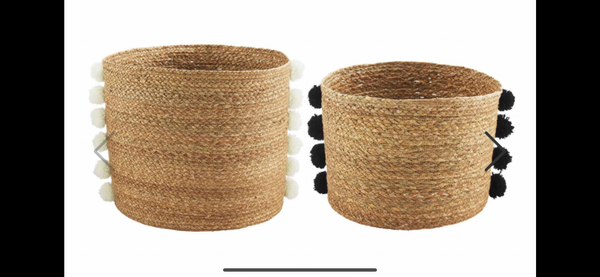 Pom Basket Set by MudPie 10.31.6